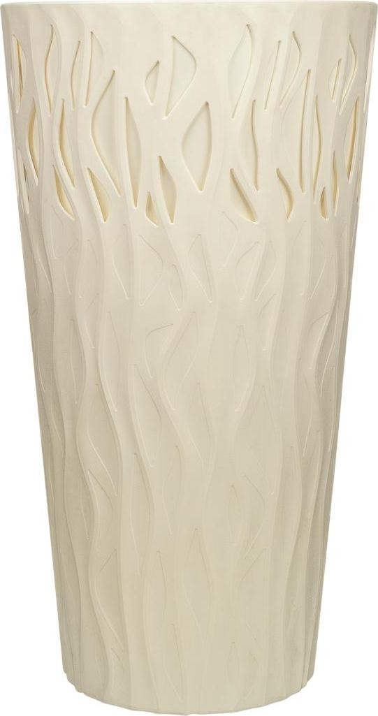 Горшок Winds 40л D340мм с дренажной вставкой 18,7л белоснежный жасмин (уп.4)