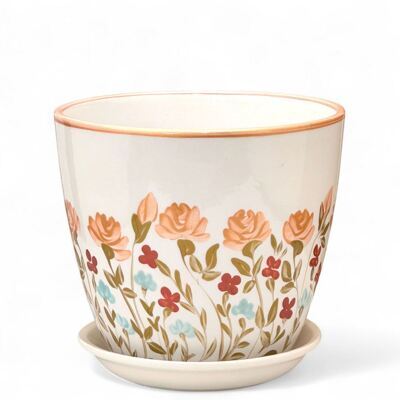 Горшок Бутон Прованс 3,2л 18см с поддоном (уп.6)