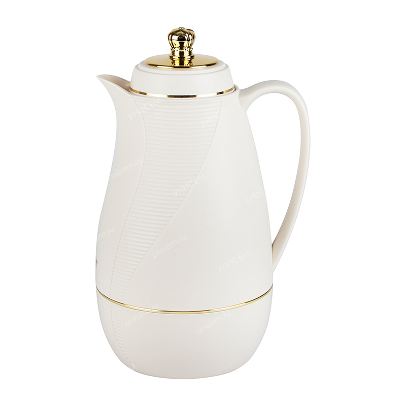 Термос 1л Premium стеклянная колба, закручивающаяся крышка (уп.12)