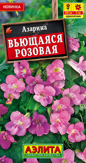 Азарина Розовая 5шт