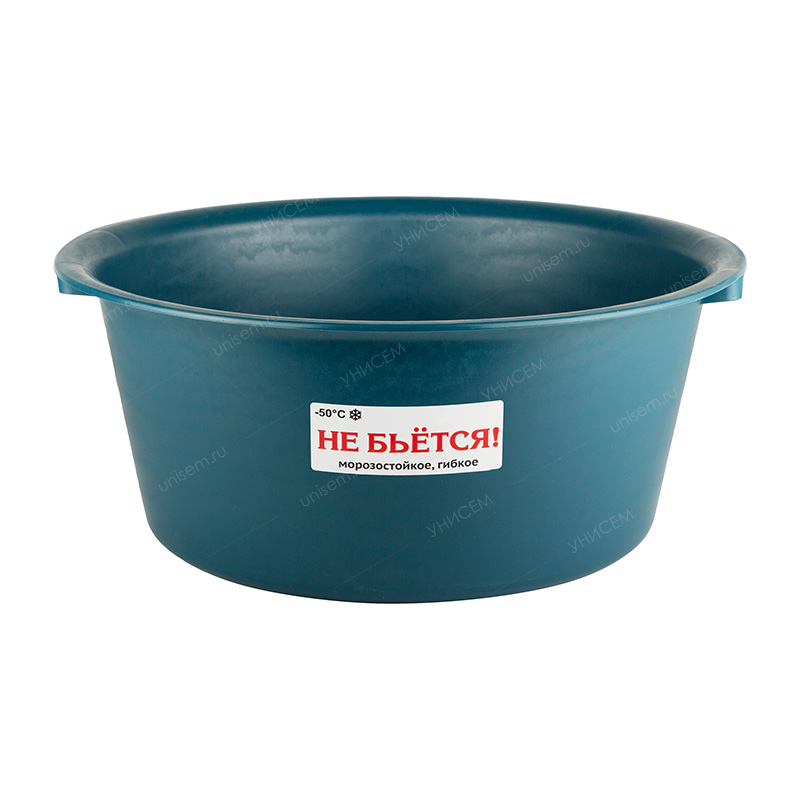 Таз 12л хозяйственный круглый мягкий (уп.25)
