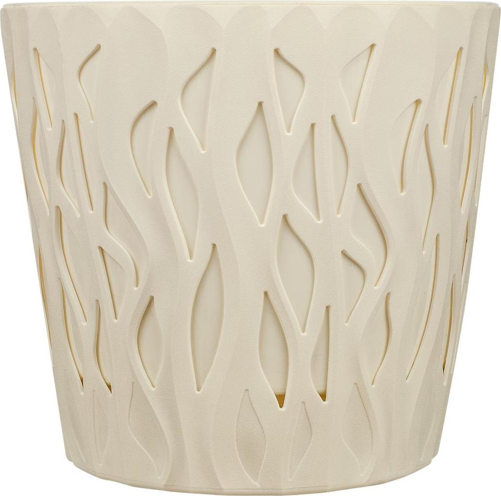 Горшок Winds 20л D340мм с дренажной вставкой 18,7л белоснежный жасмин (уп.9)