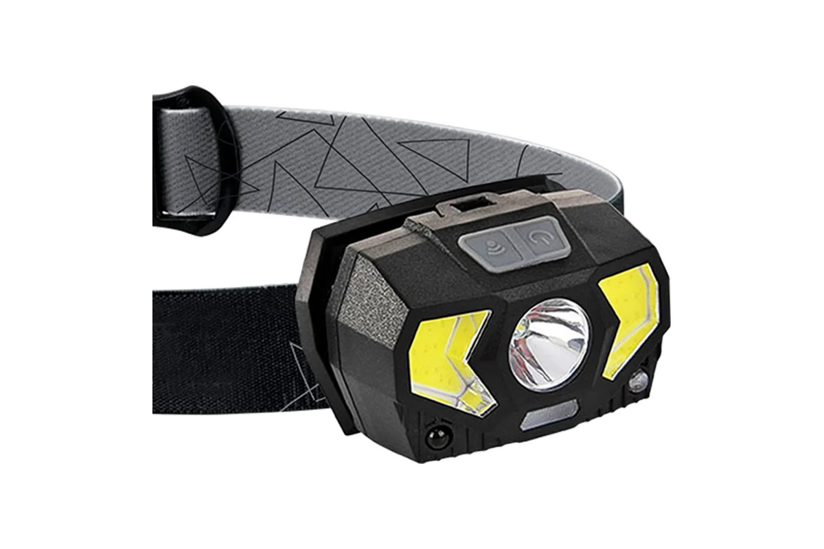 Фонарь КОСМОС налобный КосHuntHelper 5W XPE 2*2Вт COB