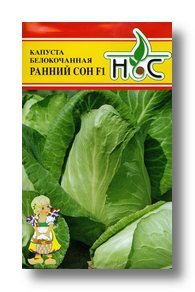 Капуста бк Ранний сон 0,03г (Rijk Zwaan/Голландия)