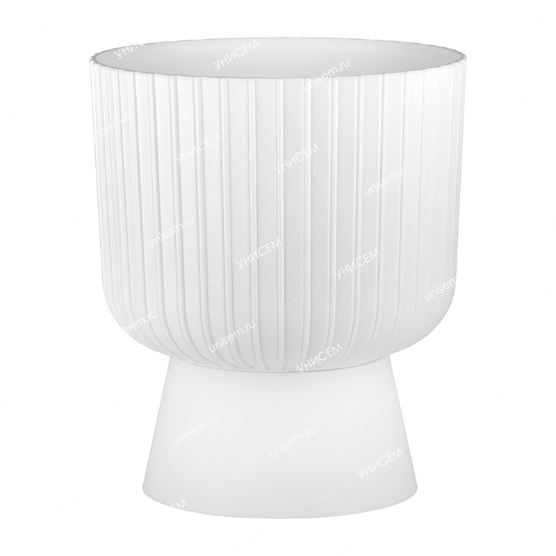 Горшок Бекер 4,6л D20,5 белый с поддоном (уп.4)