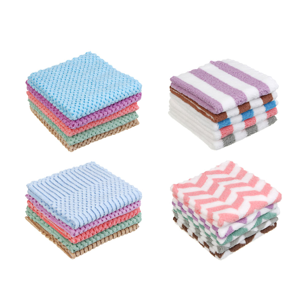 Салфетка универсальная 30х30см 5шт, микс