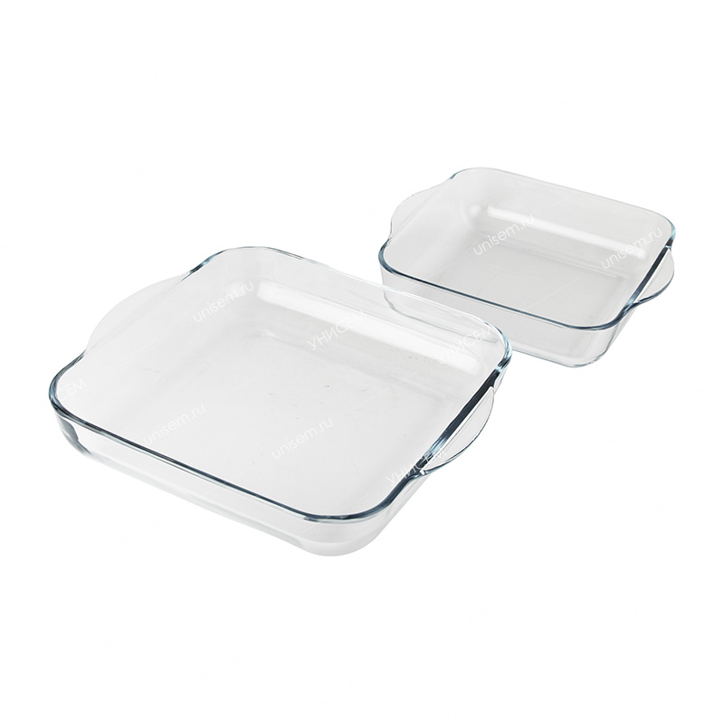 Формы для запекания 2пр 3,2л+1,95л жаропрочное стекло