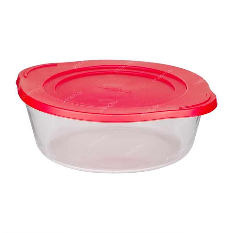 Форма для запекания 2л с пласт. крышкой Турция (уп.4)