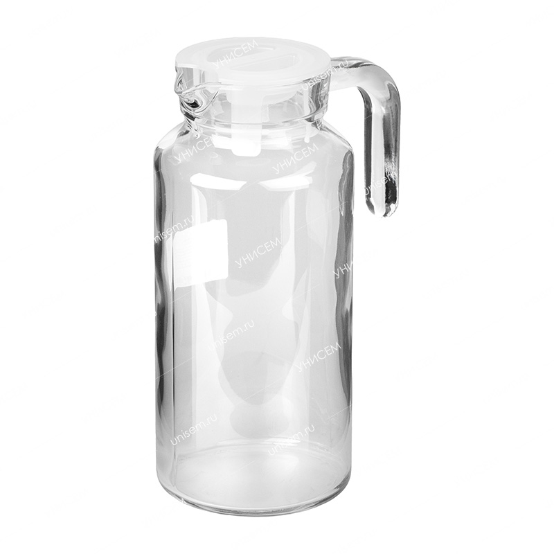 Кувшин Бейзик 1,3л с крышкой, без упаковки (уп.6)