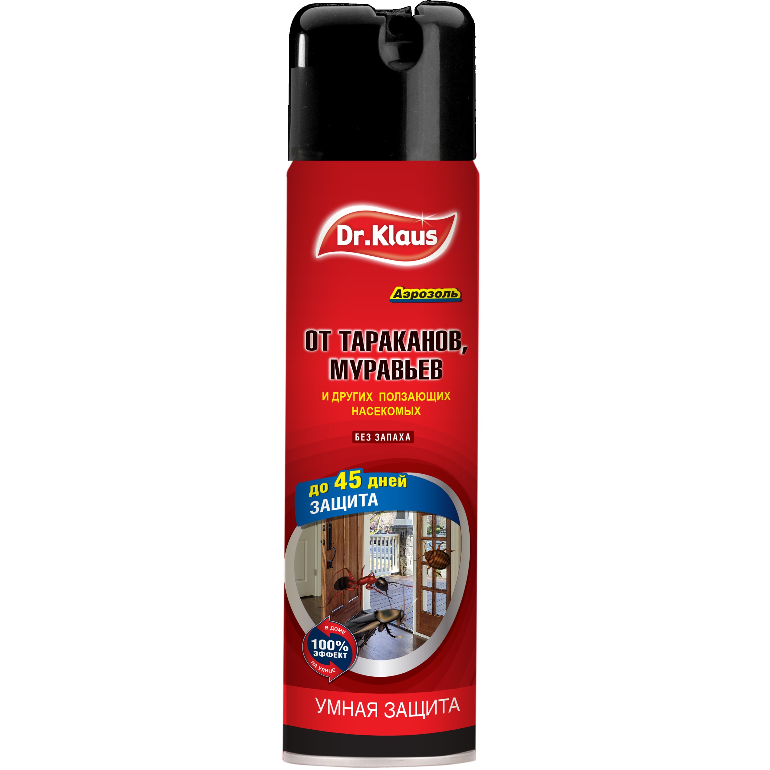 Аэрозоль Dr.Klaus от муравьев, тараканов и других ползающих насекомых 250 мл (12 шт)