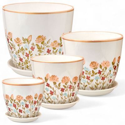 Набор горшков Бутон Прованс из 4-х 0,9\1,7\3,2\5л (уп.2)