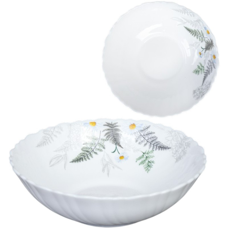 Салатник стеклокерамика 6" 15см КРАТНО 6 (уп.72)