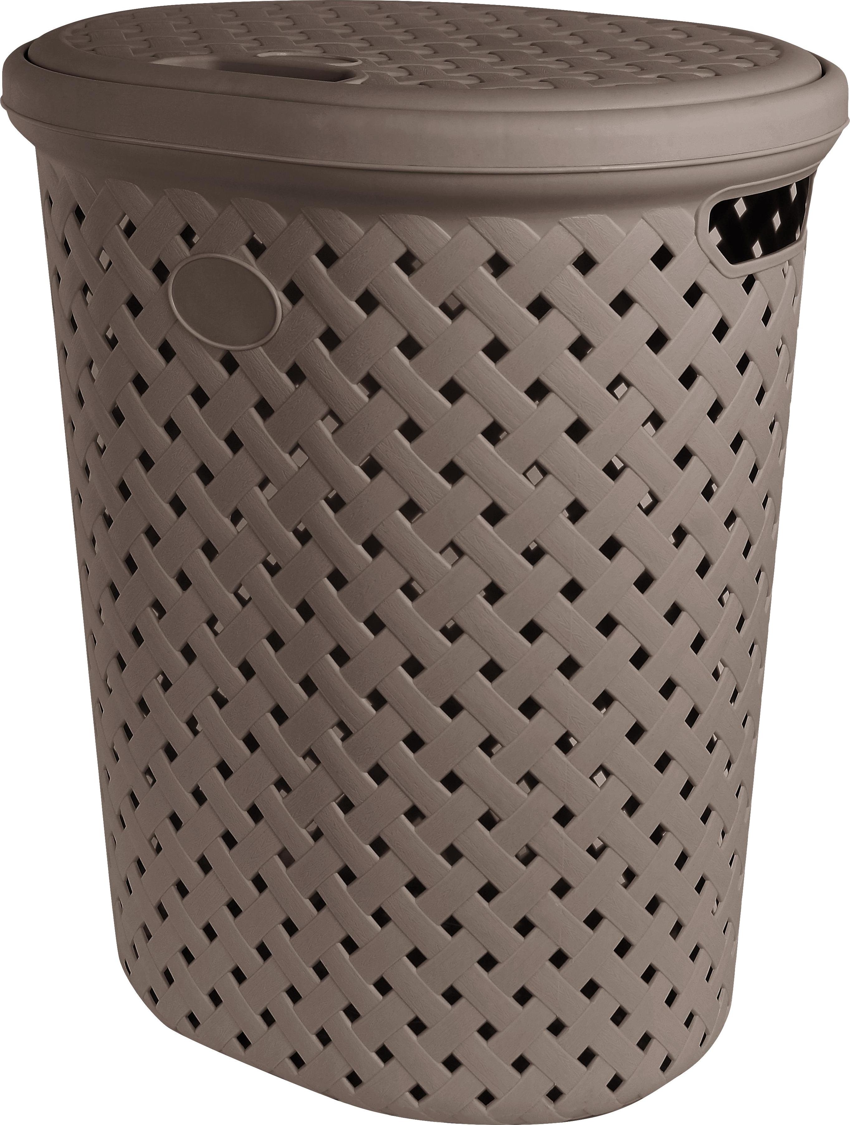 Корзина для белья 42л Rattan 415х330х510 шоколадный мокко (уп.5)