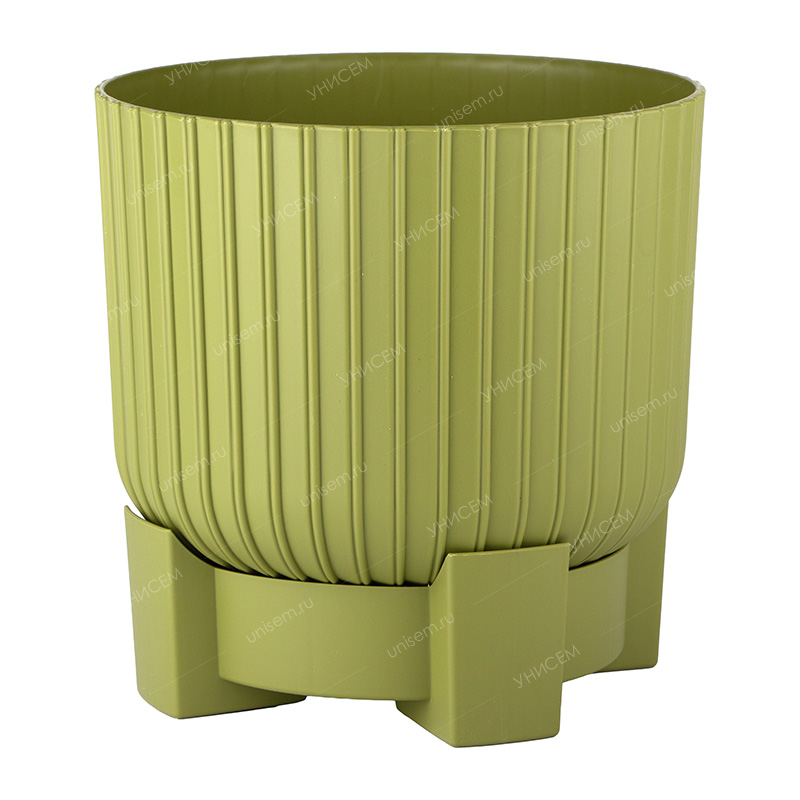 Горшок Торин 5,2л D20,5 папоротник с поддоном (уп.4)
