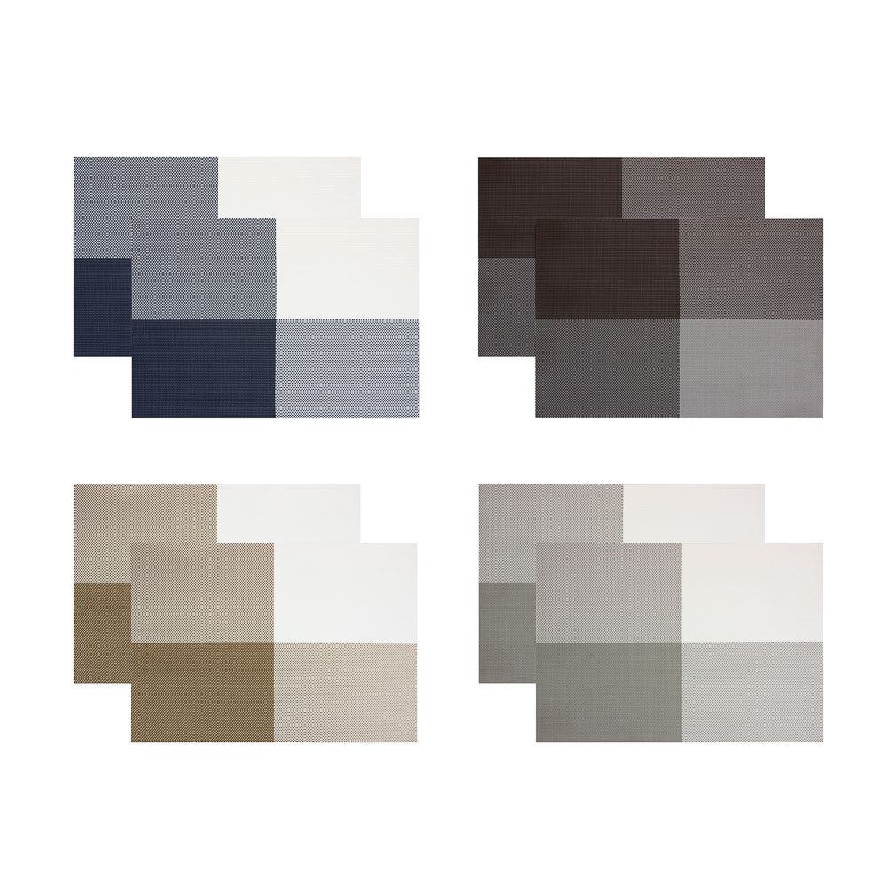 Салфетка сервировочная Графика 30x45см набор 2шт ПВХ, 4 цвета