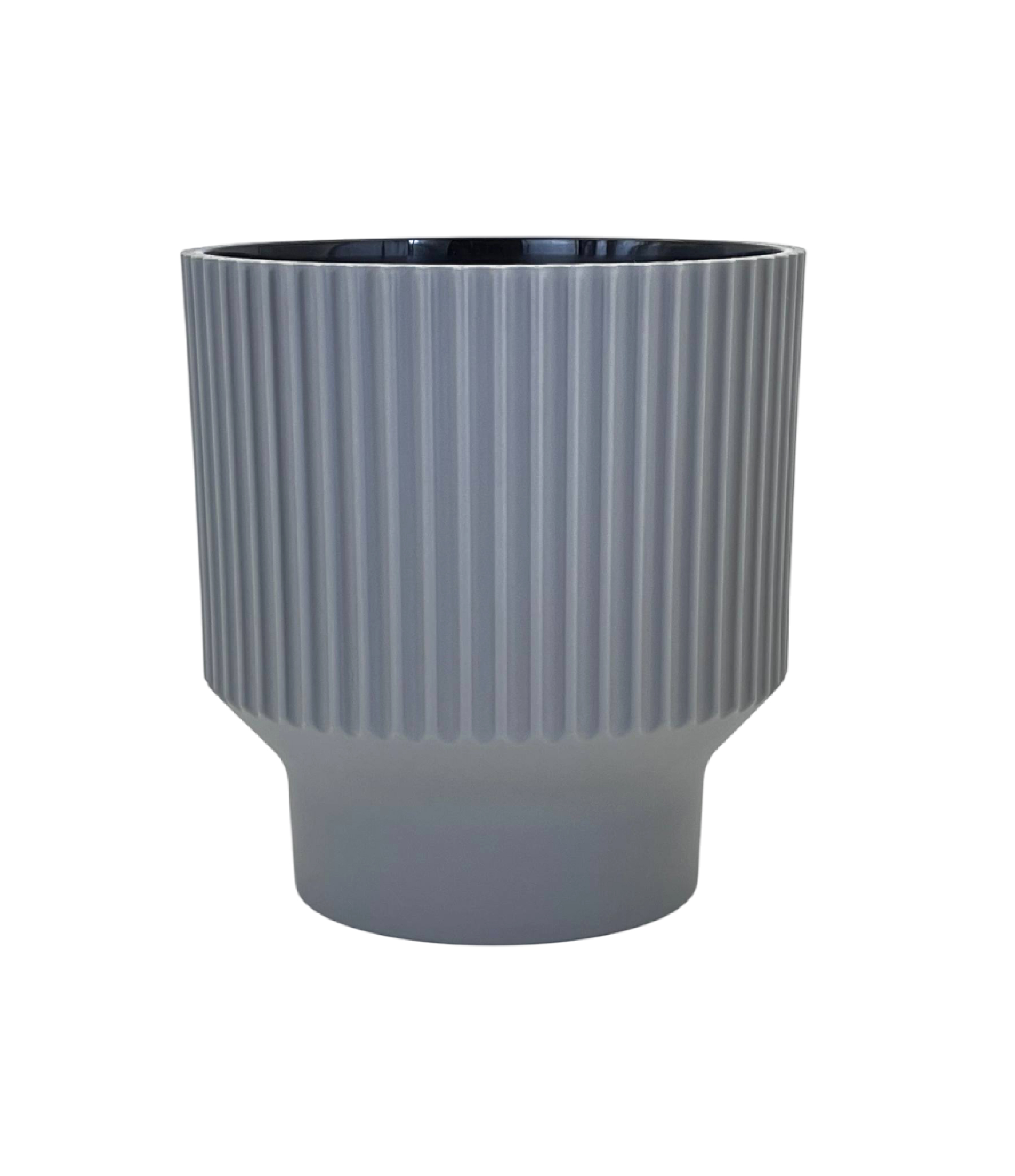 Горшок АРКАДА 16,2л d30 h30 Серый мусон с вкладкой (уп.1)