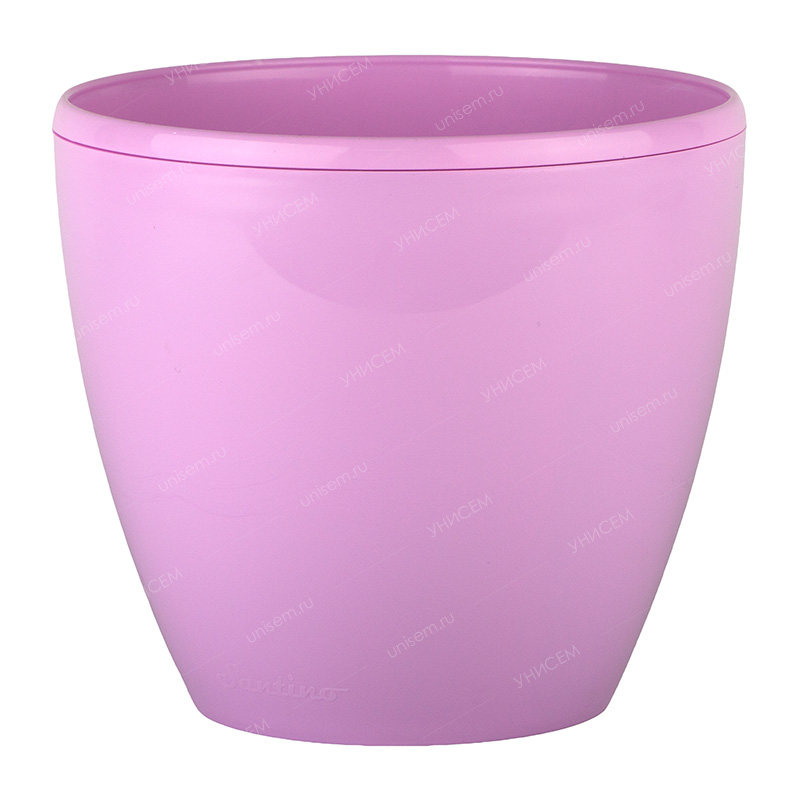 Горшок Деко Твин 2,5л 17*17*15 Лаванда с дренажной системой (уп.24)