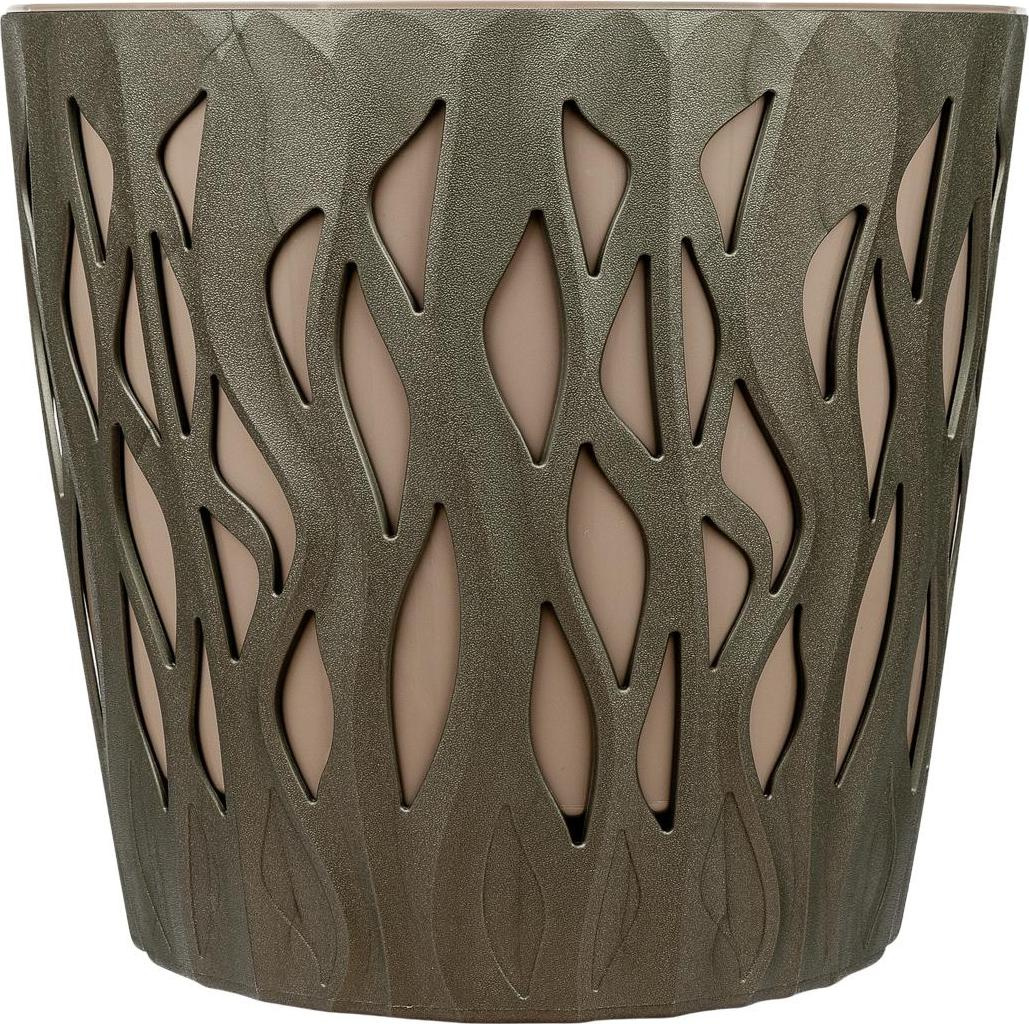 Горшок Winds 20л D340мм с дренажной вставкой 18,7л антрацит (уп.9)