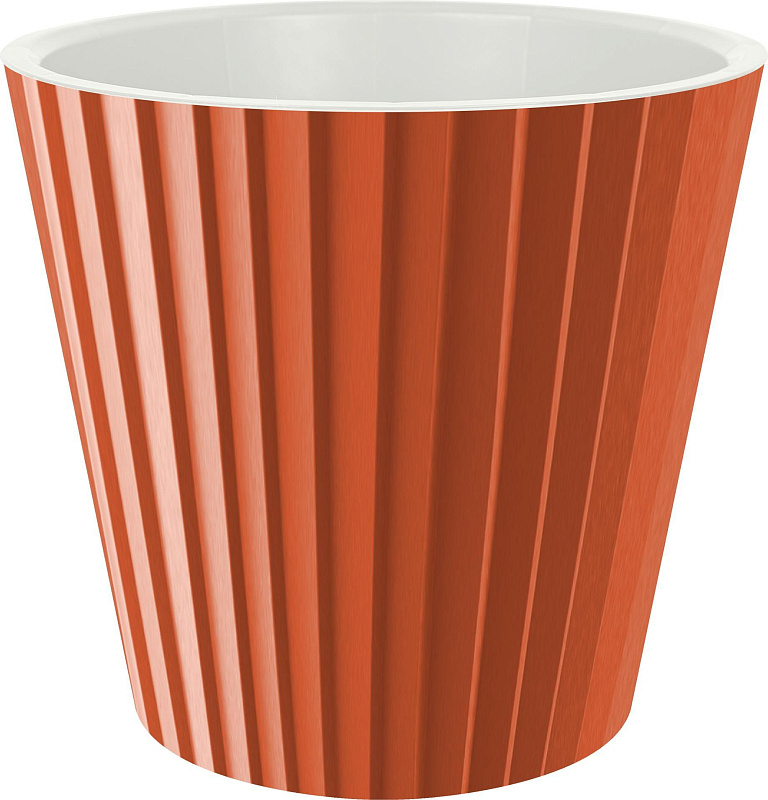 Горшок Sand 3,3л D190мм Итальянский терракот c дренажной вставкой (уп.9)#