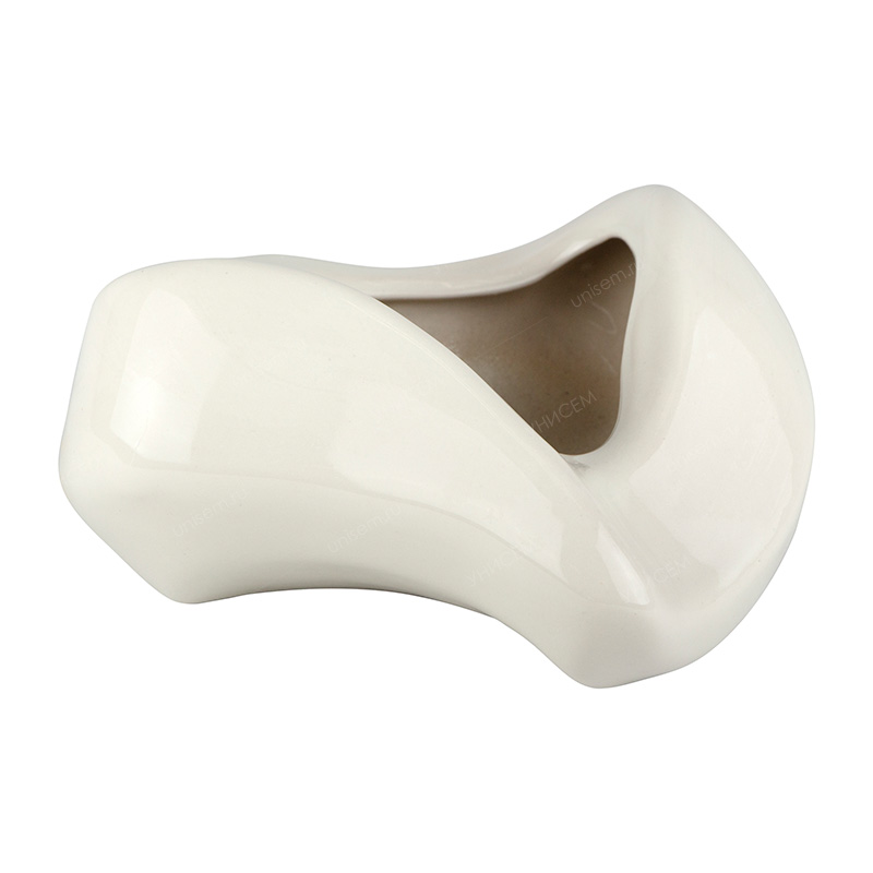 Горшок Кактусник Сердечко 17см бежевый (уп.10)