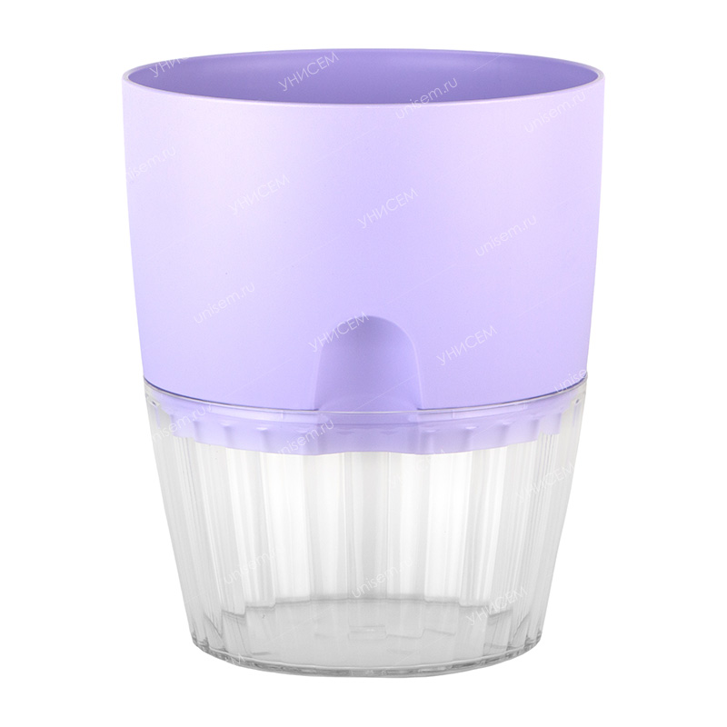 Горшок Аквадуэт 2,6л D15,5 лаванда с фитильным поливом (уп.12)