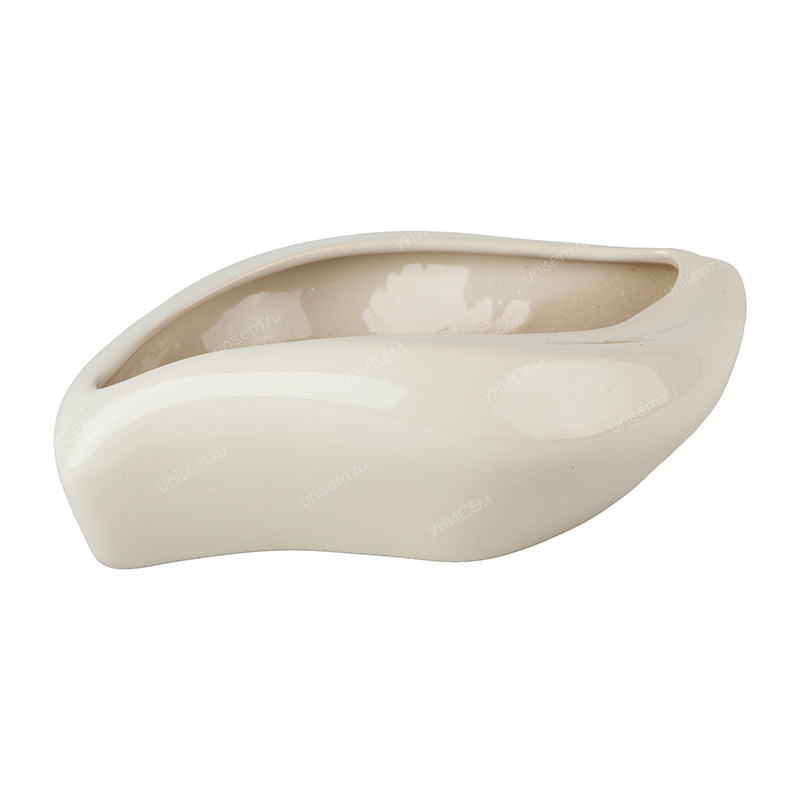 Горшок Кактусник Лодочка d25 h7 бежевый (уп.10)