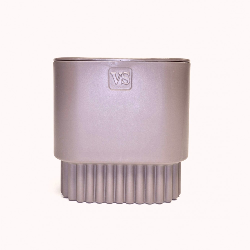 Горшок Бостон квадрат VipSet 2,7л d15,3 шоколад с дренажной системой (уп.10)