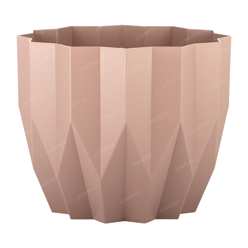 Кашпо Геометрия 3л Фраппе со вставкой (уп.12)