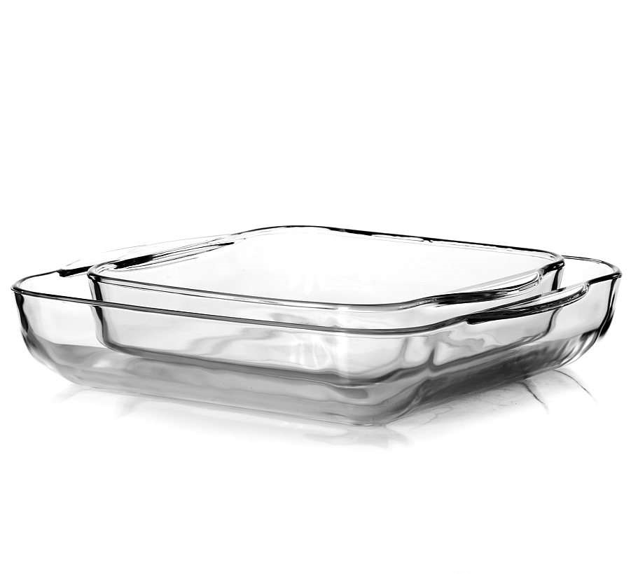 Формы для запекания 2пр 3,2л+1,95л жаропрочное стекло