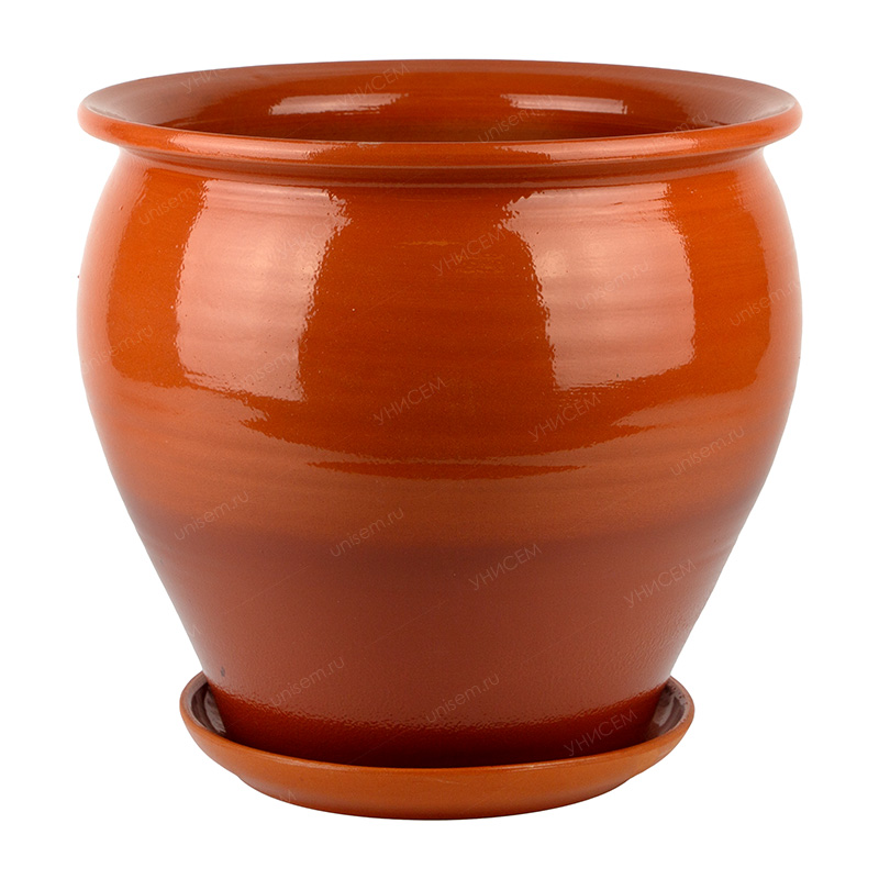 Горшок "4" 6л с поддоном