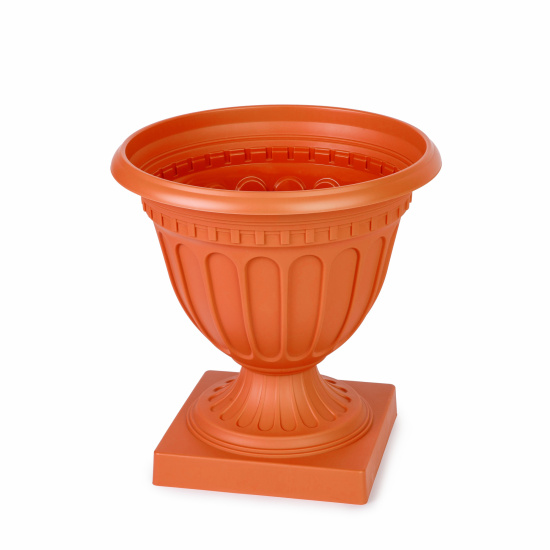 Горшок-вазон Олимпия 12л коричневый (уп.5)