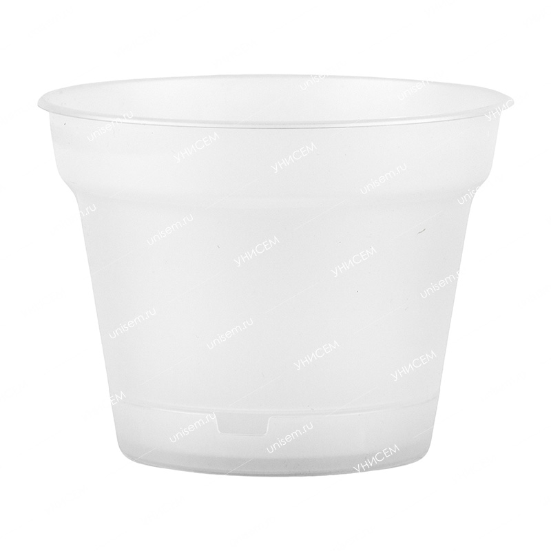 Горшок для орхидей 1,2л D150мм бесцветный с поддоном (уп.36)