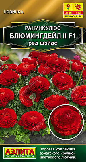 Ранункулюс Блюмингдейл ред шэйдс  3шт
