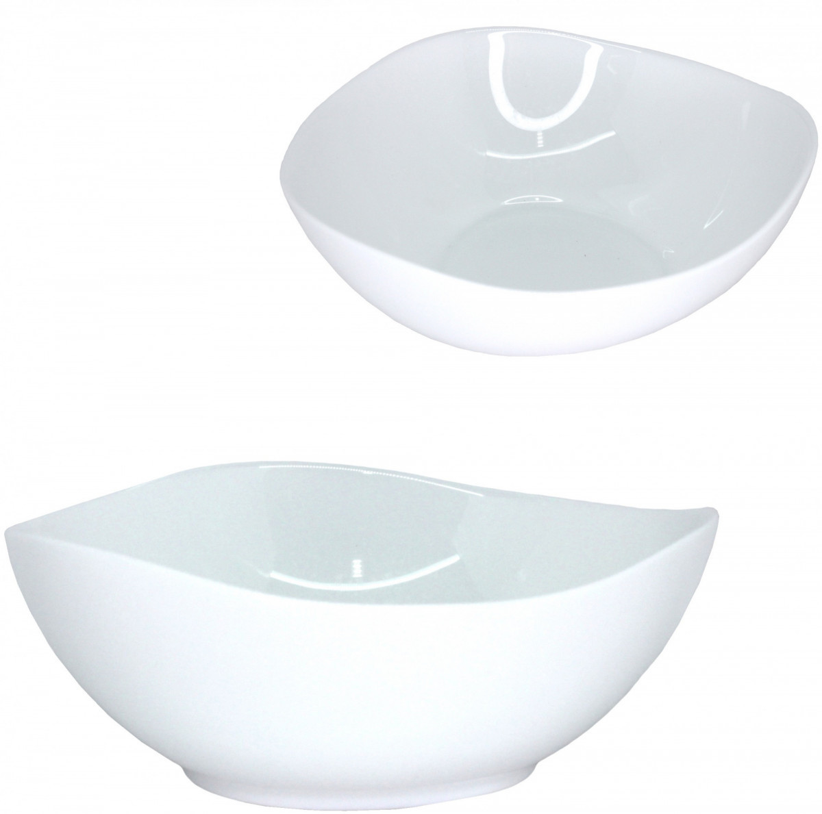 Салатник стеклокерамика 7" LXXW70 Белый треугольный (уп.48)