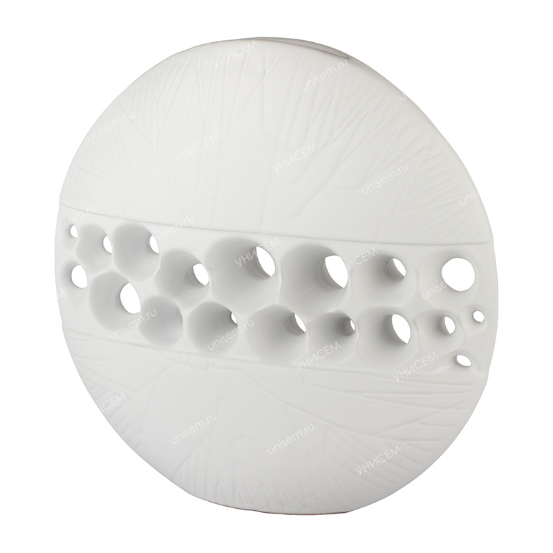 Ваза для цветов 26см керамика, белый (уп.12)