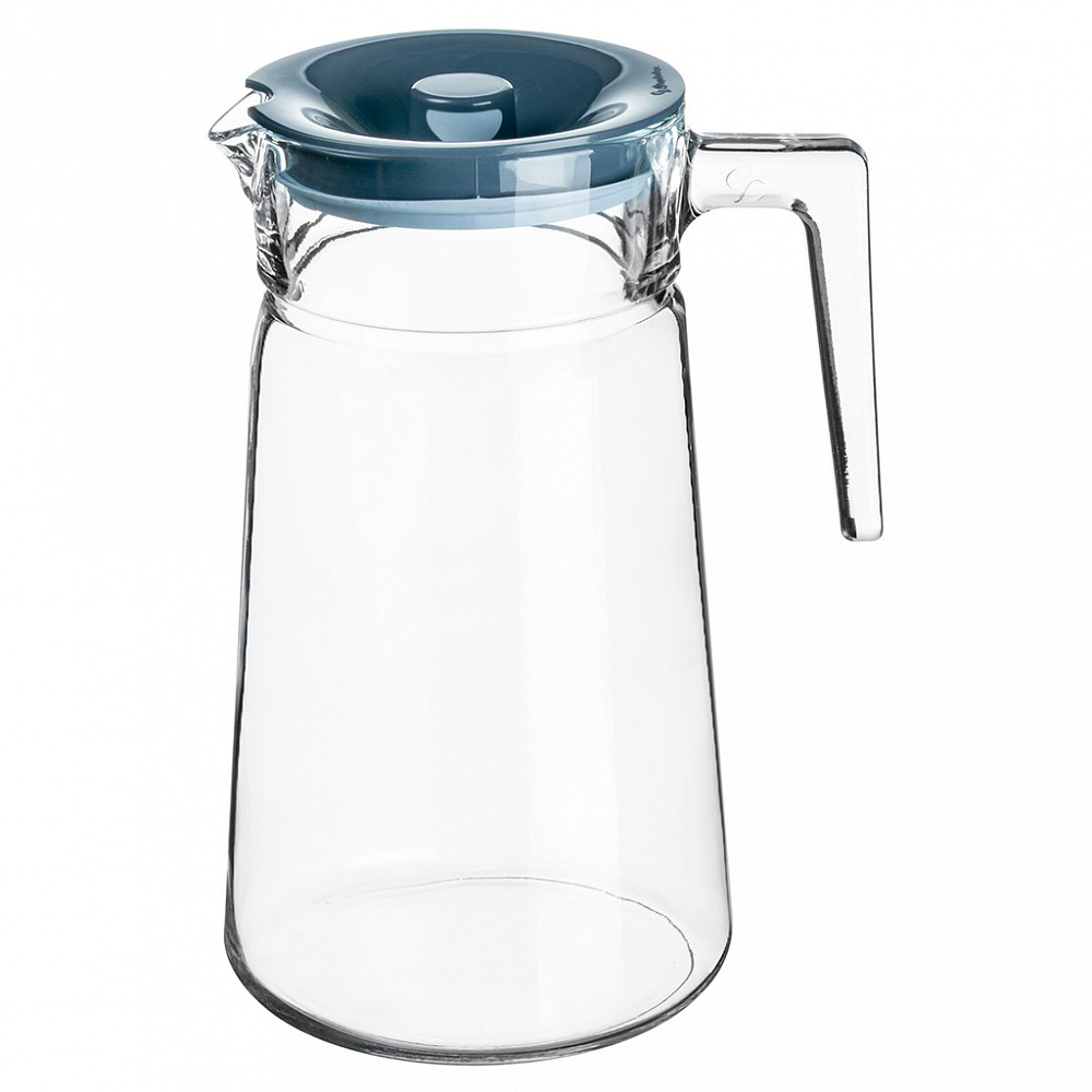 Кувшин СИТИ 2л серая крышка, индивид/упак