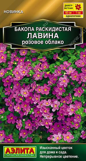 Бакопа Лавина розовое облако 3шт