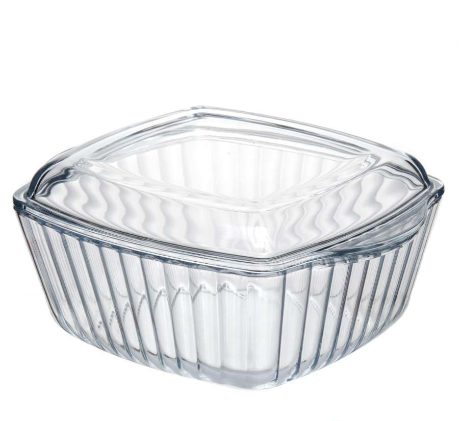 Форма для СВЧ 2,6л 254*254мм с крышкой