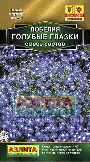 цЛобелия Голубые глазки 3шт