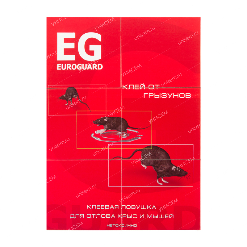 Ловушка клеевая Euroguard от грызунов (50 шт)