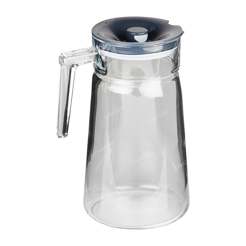 Кувшин СИТИ 2л серая крышка, индивид/упак (уп.6)