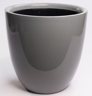 Горшок СИРИУС 16,5л d30 Серый муссон с вкладкой (уп.1)