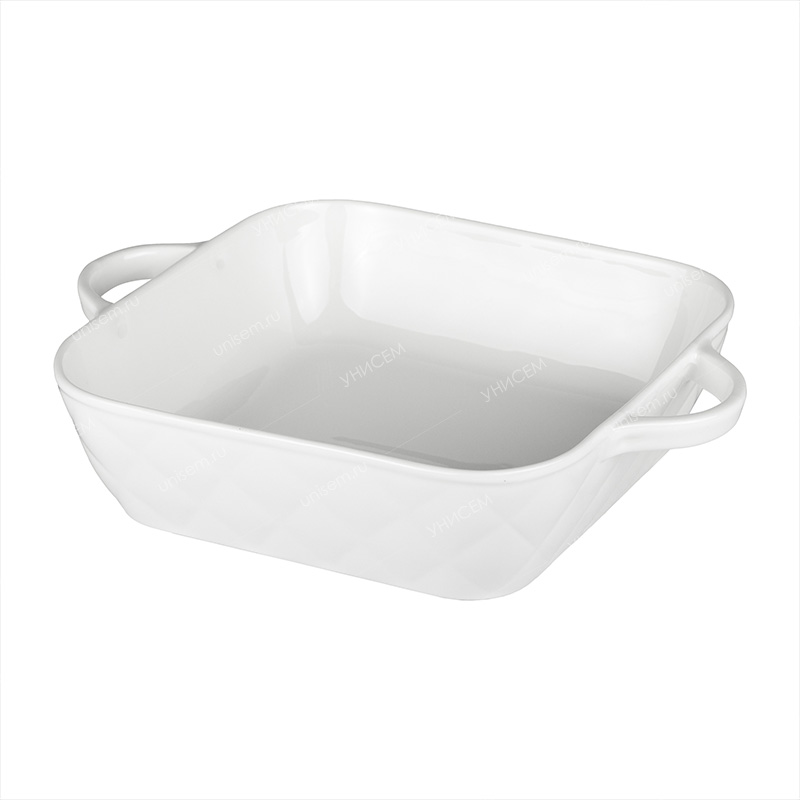 Блюдо для выпечки BIANCO 27см керамика в подар/уп (уп.12)