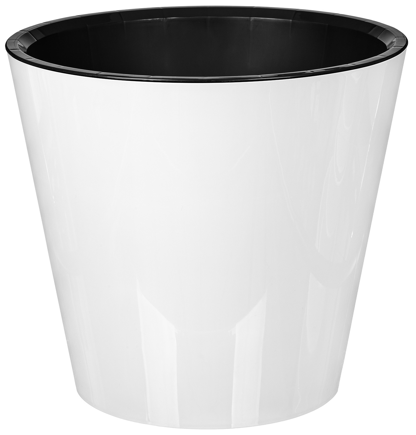 Горшок Rosemary 16л D330мм Белый с дренажной вставкой на колесиках (уп.4)