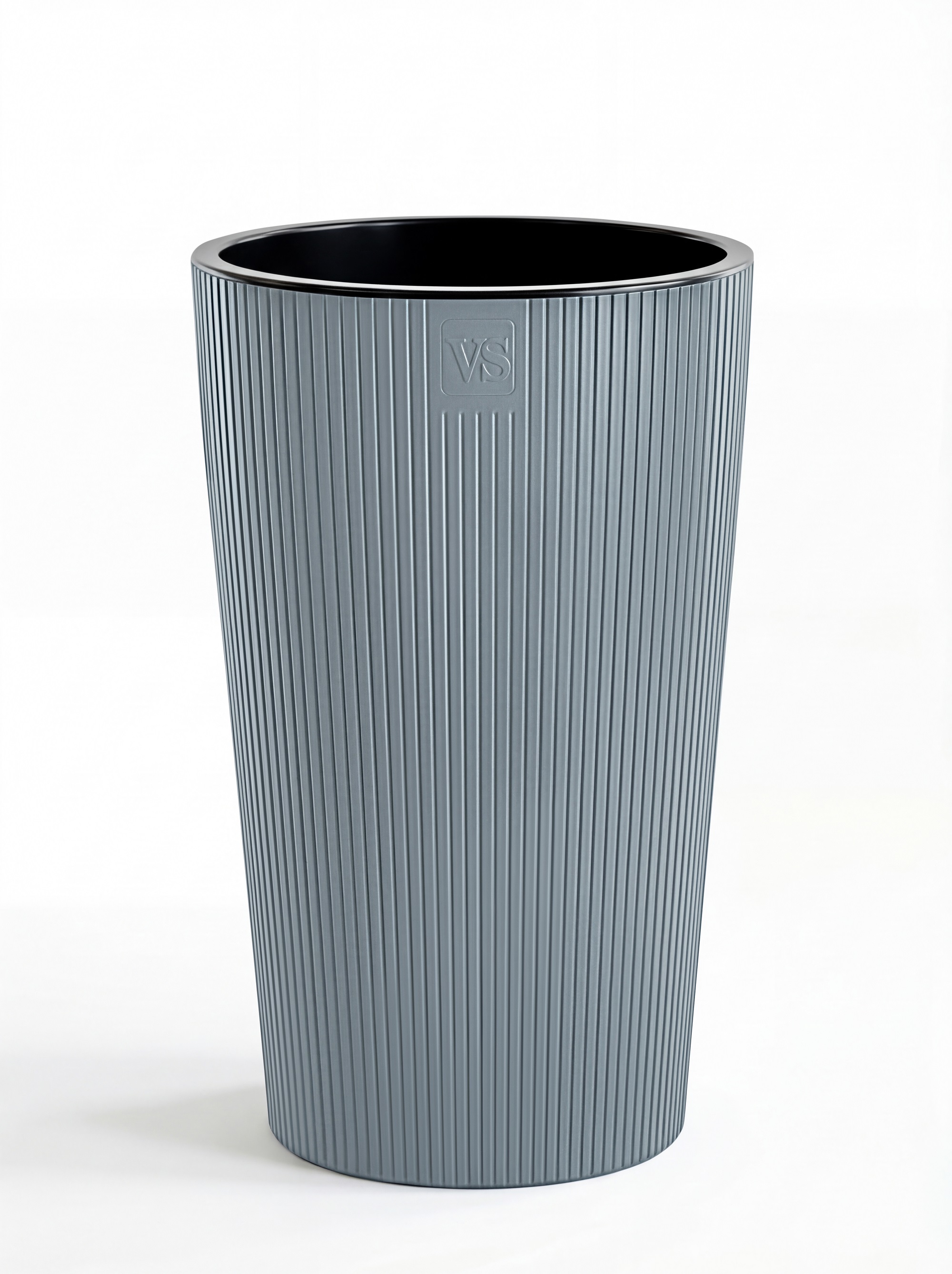 Горшок Тессори VipSet 35л серый с дренажной системой 17,4л (уп.1)