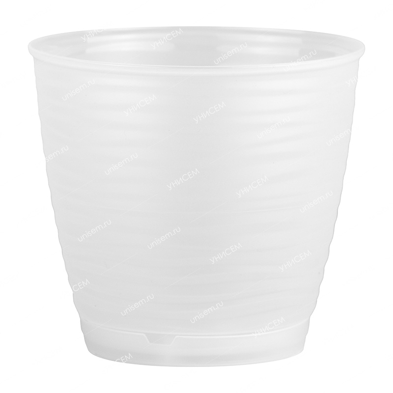 Горшок для орхидей Saffron 1,5л D146мм бесцветный с поддоном (уп.24)