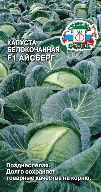 Капуста бк Айсберг 0,1г позднеспелая