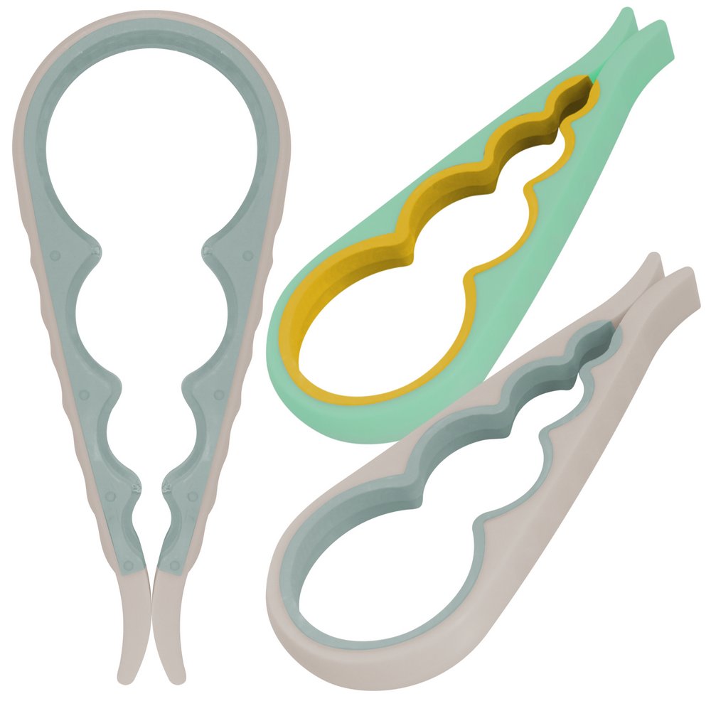 Открывалка для винтовых крышек 9х22х2см, 4 диаметра (уп.8)