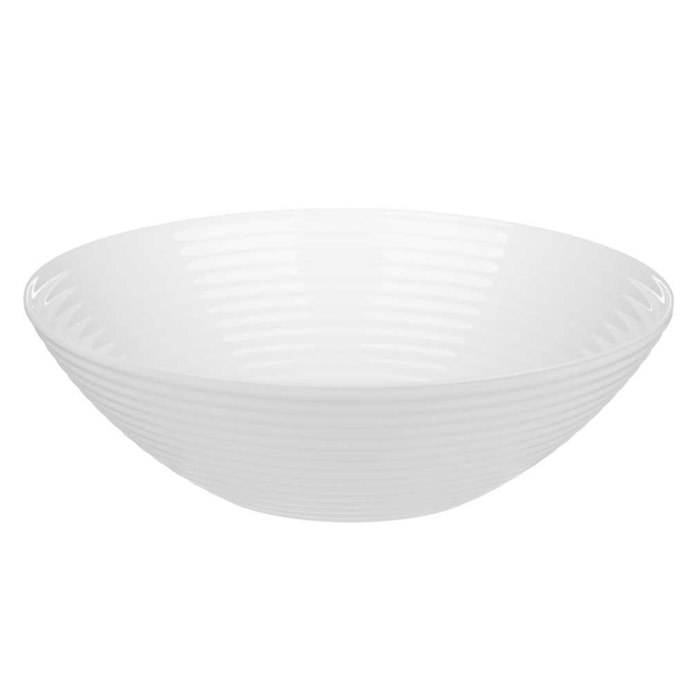 Салатник Бароло 24см белый опаловое стекло КРАТНО 6, цена за 1шт (уп.24)