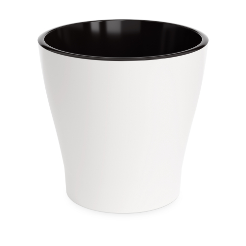 Горшок Лея 10л d270 h260 белый со вставкой (уп.8)